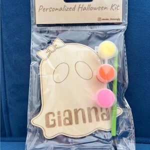 Personalized Halloween Ghost Craft Kit - Multicolor